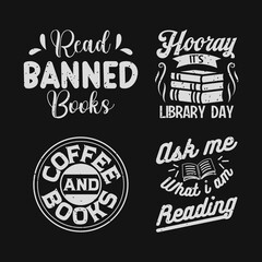 Fototapeta premium Set of Inspirational Reading Quote Design