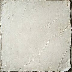 A white piece of paper lies neatly on a polished wooden table, catching the light from a nearby window.