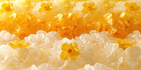 yellow spring flowers