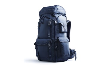 Naklejka premium Realistic Backpack with Minimalist, Rugged, and Sporty Variants AI Art Isolated In Clean Background