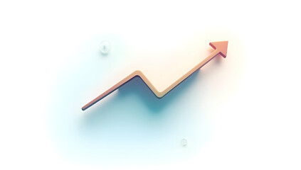 Sleek Graph Logo: Modern Colors and Subtle 3D
