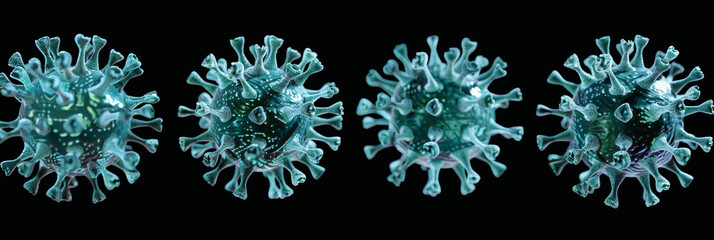 Diagram of a respiratory virus.
