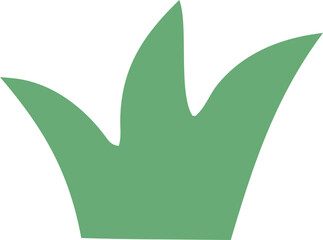 hand with green leaf