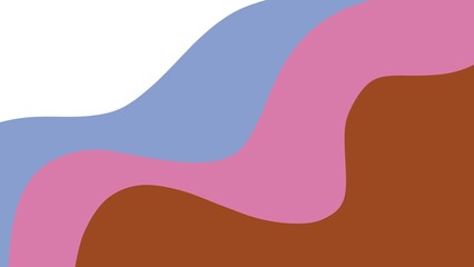 Abstract Wavy Colorful Background with Layered Shapes  
