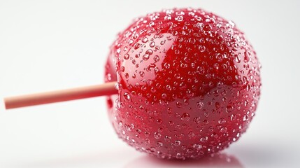 candy apple isolated on transparent background