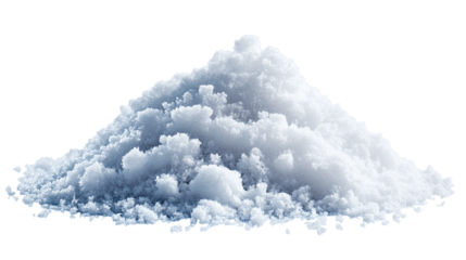 Realistic snow small pile png with transparent background for winter and holiday designs, ideal for christmas projects, seasonal decorations, and digital artworks.
