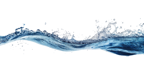 Sea water surface cut out