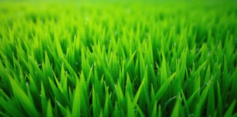 Vibrant green grass texture, ideal background , macro, closeup, surface