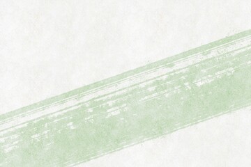 和の美を感じる白和紙と薄い緑色の模様の背景素材
