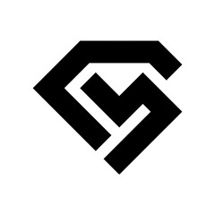 creative GM logo letter. isolated on white background