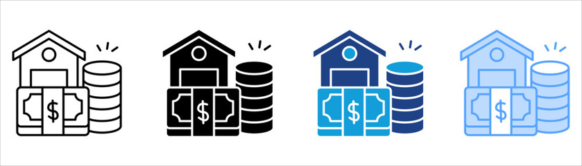 Asset  Icon Set Multiple Style Collection