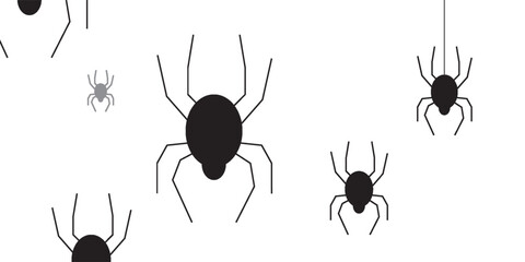 Hand drawn spider web icon set isolated on white. Black halloween cobweb vector illustration