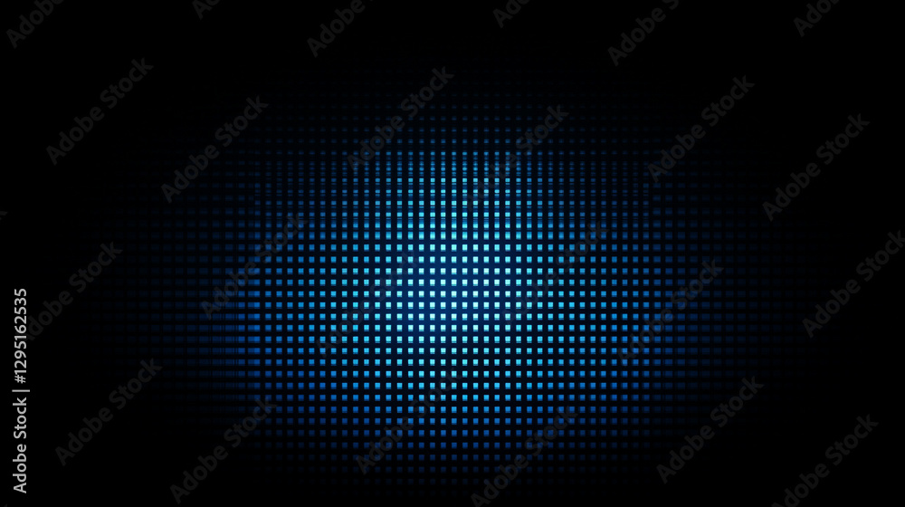 Poster abstract blue grid pattern digital technology background image web dark data glow light lines design