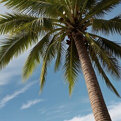 Obraz premium coconut palm tree