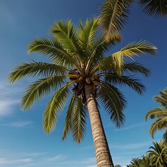 Obraz premium coconut palm tree