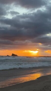 sunrise on the beach