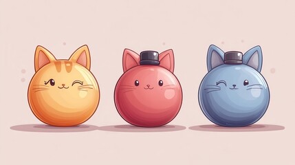 perfume bottle isolated catoon