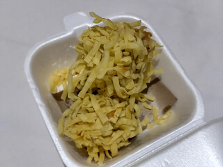 Udang rambutan is one of the menus at the Mie Gacoan restaurant, as a complement to Mie Gacoan.