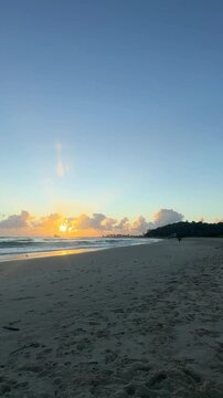 sunrise over the sea