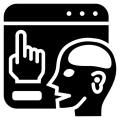 Accessibility Glyph Icon