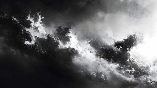 clouds rolling in with deep gray tones and dynamic movement 
