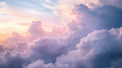 clouds creating a soft and diffused sky texture 