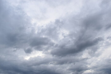 blue sky and white cloud background, cloudy in rainny season