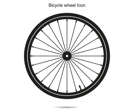  Bicycle wheel Icon