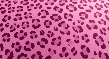 Pink Leopard Print Texture Background