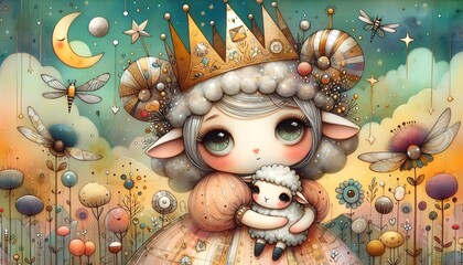 "Ovejas de Ensueño: Reinos de Ternura"