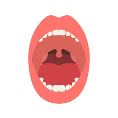 Naklejka premium oral illustration
