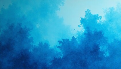 Fototapeta premium Soft blend of cerulean, navy, and azure paint, abstract texture backdrop, shades, artistic