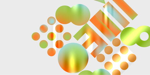 Triangles, circles, squares, rectangles design. Vector Illustration For Wallpaper, Banner, Background, Card, Book Illustration, landing page