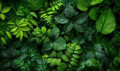 Nature Green Abstract Design, Generative AI