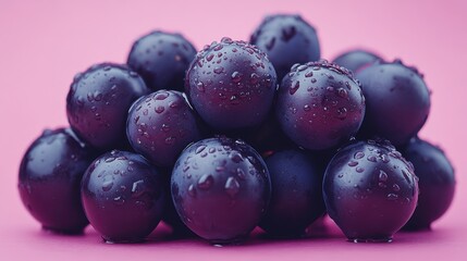 black grape isolated,studio background