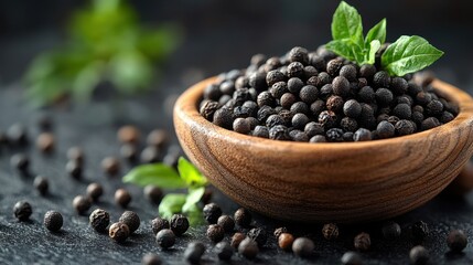 black pepper isolated,studio background