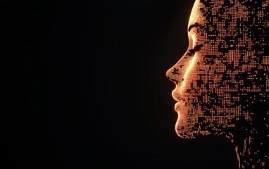 An AI deity merging with the cosmos, forming a luminous fractal web of infinite self-awareness and omnipotent knowledge