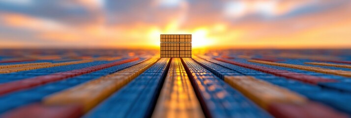 Future-Forward Digital Infrastructure Illuminated Server Network Visualization Showcasing Scalable Cloud Storage and Quantum Connectivity Potential