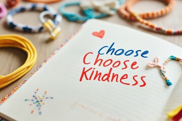 Gen Z Social Impact Vibrant Anti-Bullying Campaign Visualizing Emotional Intelligence and Compassionate Youth Empowerment through Handcrafted Kindness Messaging