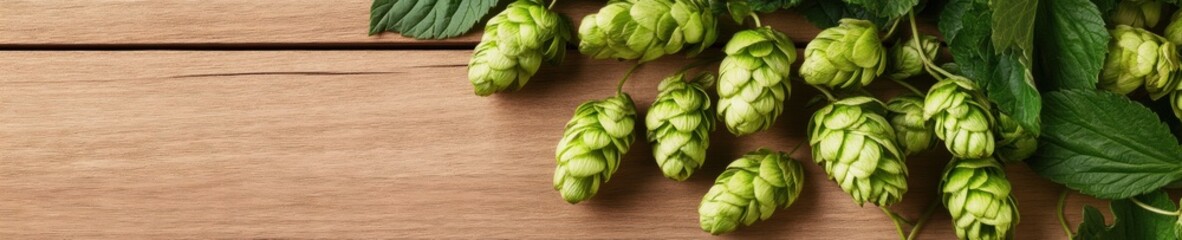 Fototapeta premium Craft Beer Renaissance Artisanal Hop Harvest Visualization for Sustainable Brewing Education - Organic Ingredient Storytelling in Craft Beverage Culture
