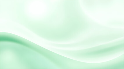 A Smooth, Mint Green Gradient Creates Gentle Waves, Evoking a Sense of Calm and Tranquility