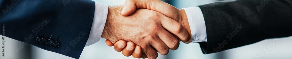 Aufkleber ai-powered professional networking precision handshake in modern corporate collaboration - empowerin