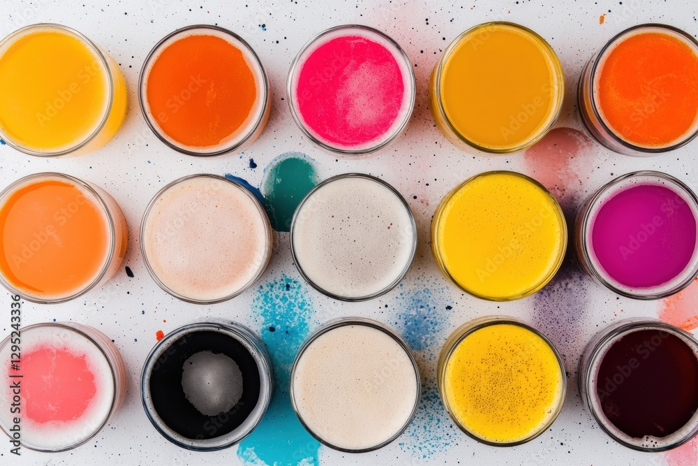 Poster vibrant color theory creative palette exploration for design professionals - innovative chromatic tr