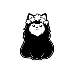 vector illustration of a cat