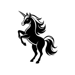 horse silhouette vector