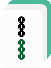 Obraz premium Colorful Chinese Mahjong