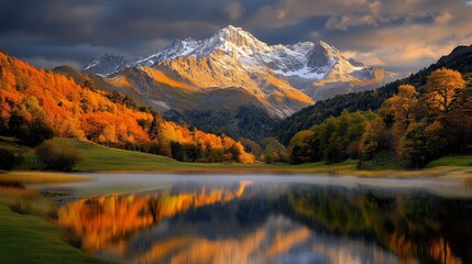 Obraz premium lake in the mountains