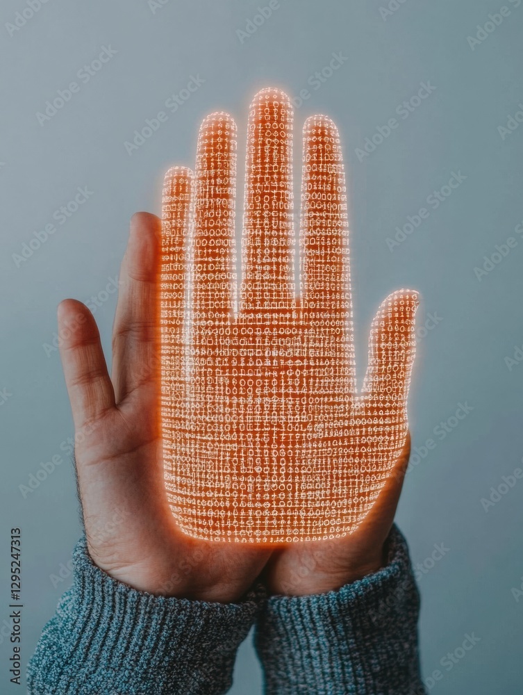 Poster Next-Gen Cybersecurity Visualization Immersive Digital Identity Authentication through Biometric Holographic Neural Mapping of Human Hand Interaction