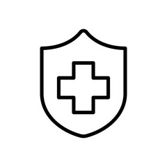 health protection icon vector design in trendy style