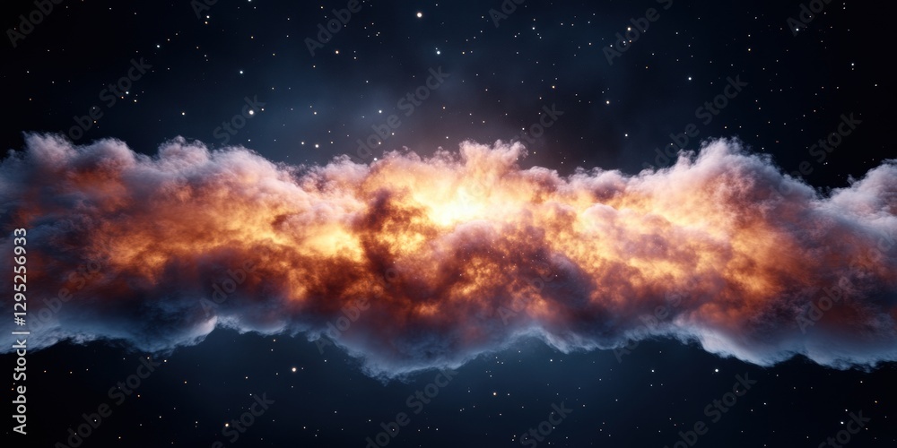 Poster Cosmic Renaissance Immersive Stellar Explosion Visualization for Next-Gen Scientific Storytelling and Astronomical Digital Content Creation